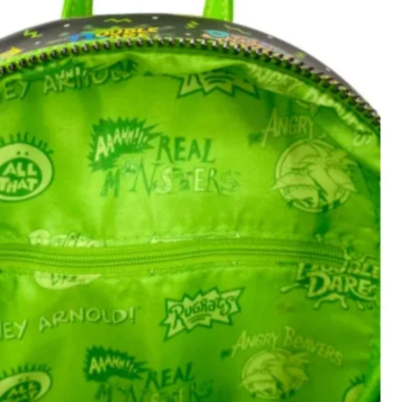 Loungefly 90's Nickelodeon Characters Mini Backpack NWT - Picture 6 of 7
